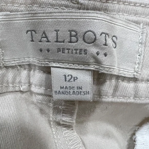 PRICE DROP!!  Talbots  Skirt with CARGO POCKETS Tan 12P - Gently LOVED - EUC - Picture 8 of 12